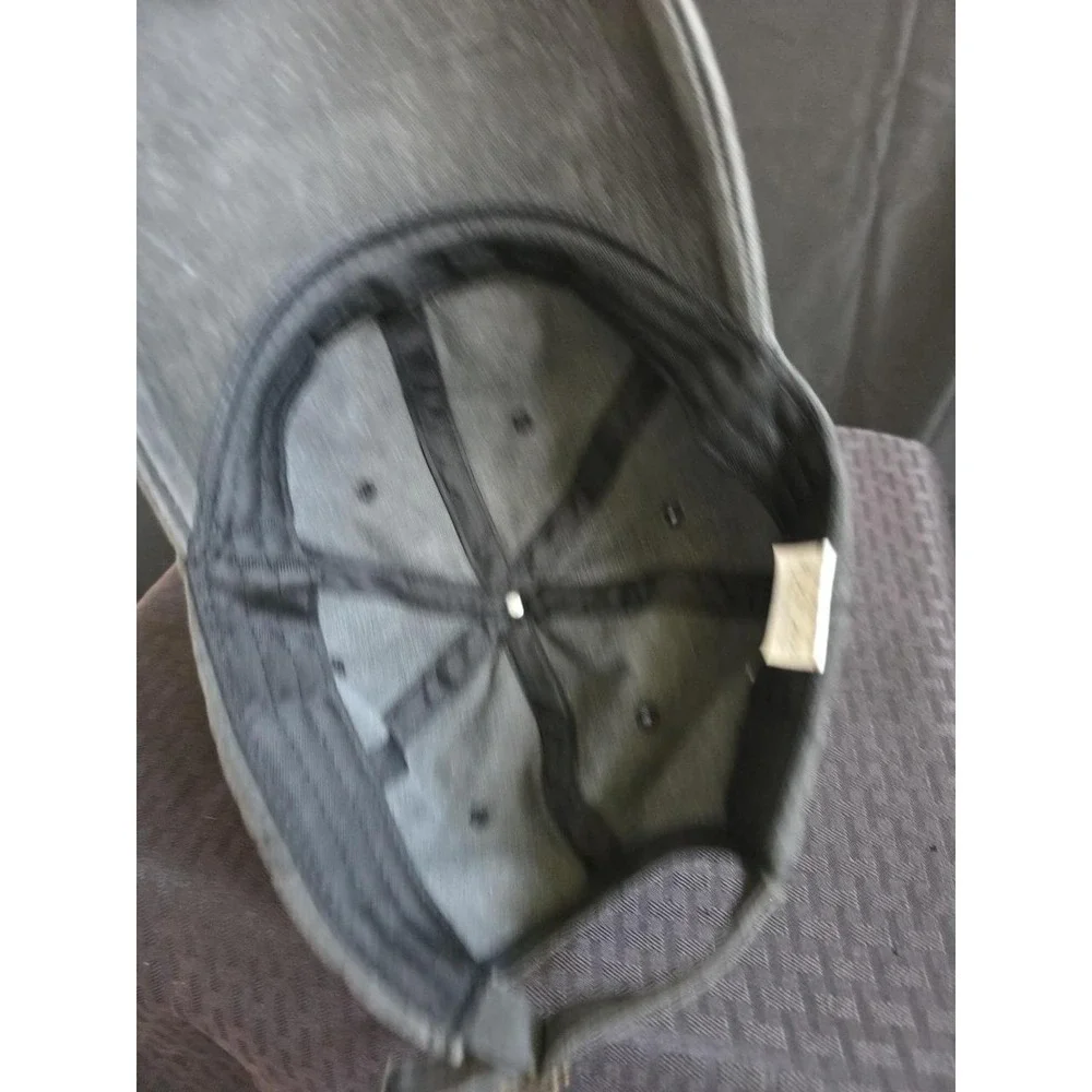 Let's Go Brandon Hat Cap Strap Back Gray One Size Trump Biden Adjustable